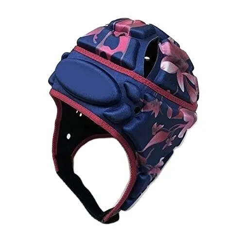 カスタマイズされたソフトシェル保護サッカーラグビーゴールキーパーボクシングヘルメットスポーツ安全なソフトヘルメットトレーニング用ヘッドプロテクター
