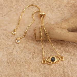 Pulsera Ajustable de Piedra Labradorita Hecha a Mano, Chapada en Oro, de Latón, para Mujer, Moderna, Regalo de Boda, Pulseras al por Mayor - Product Image 2