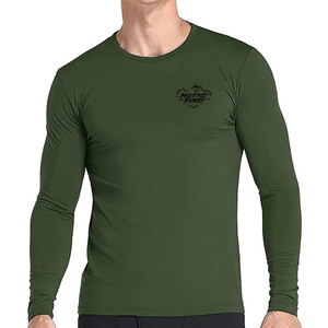 Camisetas Térmicas de Poliéster/Algodón Tejidas Directamente de Fábrica, Logotipo Personalizado, Calidad Premium, Secado Rápido, Transpirables, para Uso Diario Masculino, OEM - Product Image 1