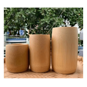 Gobelet à boire en bambou naturel, écologique, peinture personnalisée, gravure de logo - Product Image 4