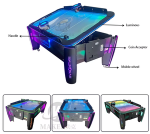 Mesa de Hockey de Aire Aurora de HGR Amusement, Máquina de Juego Arcade para 2 Jugadores, 400W, 110V/220V, Funciona con Monedas, Personalizable, Zona de Juegos Comercial - Product Image 3