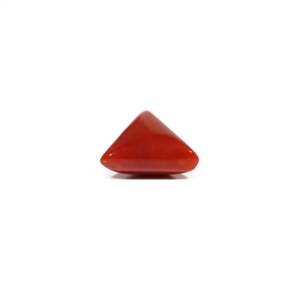 Natural Red Coral Oval Cabochon Loose Gemstone 6.95 Carat for Fine Jewelry - Product Image 3