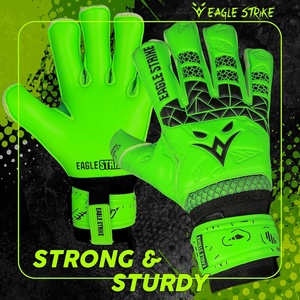 Gants de gardien de but en latex Eagle Strike de haute qualité antidérapants pour le football et le soccer - Product Image 2