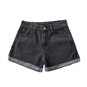 Shorts en jean baggy d'été pour hommes, vente en gros du fabricant, logo et étiquette personnalisés, denim uni de qualité supérieure - Product Image 4
