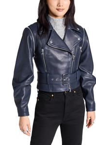 Custom Genuine Sheep Leather <b>Racer</b> <b>Jacket</b> Breathable Embroidery Women's Regular Length Wholesale - Product Image 3