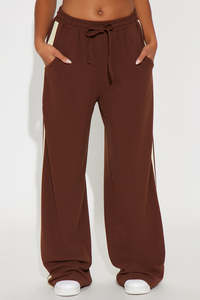 Women’s Wide Leg Sweatpants High Waist Drawstring Lounge Pants Ladies Loose Fit Fleece Sweatpants Casual Wide Leg Joggers Women - Product Image 5