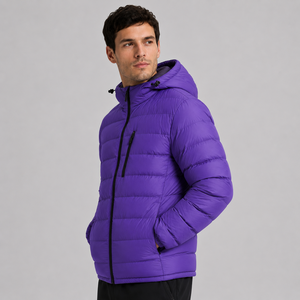 Blouson matelassé léger à capuche offrant une isolation fiable, un confort doux, un style élégant, idéal pour les tenues quotidiennes par temps froid. - Product Image 2