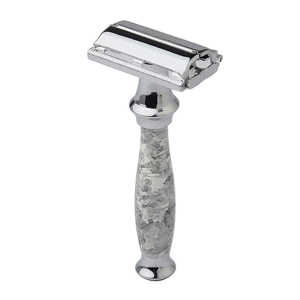 Maquinilla de Afeitar Clásica de Acero Inoxidable de Una Sola Hoja, Desechable, para un Afeitado Suave en Húmedo - Product Image 1