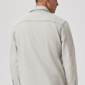 Factory Rate Design Plain Soft And Comfortable Material With Long Sleeve T Shirt With Turn <b>Down</b> Collar Trendy Design OEM Service - Product Image 5