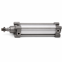 Cilindro Neumático de Tubo Redondo de Acero Inoxidable, Actuador Lineal CAMOZZI Serie 60 61 CSFPL, Perforación, Automatización Industrial