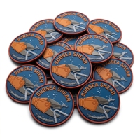 Écussons personnalisés en PVC souple, badges Niskin Array, rosettes océanographiques, emblèmes ronds en silicone pour la recherche marine et les vêtements de travail