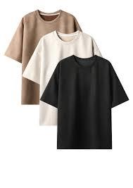 เสื้อยืดคอตตอนพรีเมียมขนาดใหญ่พิเศษ แขนสั้นด้านหน้า ผ้าถักคุณภาพสูง เป็นมิตรต่อสิ่งแวดล้อม ระบายอากาศได้ดี ทรงปกติ - Product Image 2