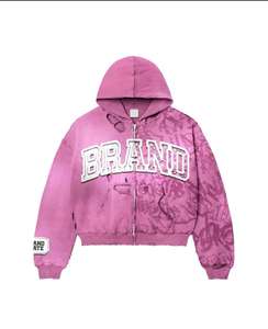 Sudadera con capucha vintage para hombre, de algodón grueso, con cremallera, efecto desgastado y lavado, personalizable con serigrafía, estilo descolorido por el sol, para adultos. - Product Image 3