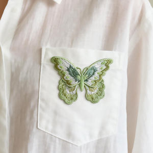 Custom Embroidery Patch Wholesale Fine Applique Fabric Badges for <b>Jackets</b> Shirts Caps Bags Clothing Factory Heat Press Iron On - Product Image 4