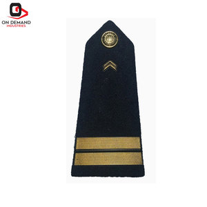 Insignias de Rango Uniformes Personalizadas de Alta Calidad, Servicio OEM, Directo de Fábrica, MOQ Bajo, Bordado Premium, Material Duradero - Product Image 3