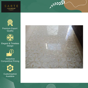 Carrelage Carré Antidérapant en Marbre Poli Blanc Naturel, Design Moderne, Écologique, pour Intérieur – Vente en Gros - Product Image 4