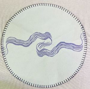 แผ่นรองจานผ้าฝ้ายพิมพ์ลายขอบเย็บแบบเฮมสติทช์ สำหรับโต๊ะอาหาร ราคาดีที่สุดจากผู้ผลิตในอินเดีย - Product Image 4