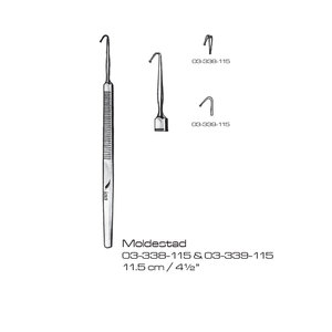 Écarteur chirurgical Moldestad 11,5 cm (4,5 pouces) manuel en acier inoxydable, instrument de classe I certifié CE, pour chirurgie générale - Product Image 1