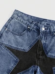 New Arrival OEM Summer Men's Solid Casual Denim Shorts with <b>Unique</b> Design High Street Style Breathable Eco-Friendly High Quality - Product Image 3