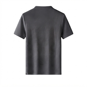 Polo homme uni en coton piqué doux, broderie personnalisée, fournisseur en gros, polo homme de haute qualité, coupe ajustée - Product Image 3