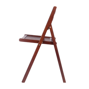 Chaise pliante en teck massif, chaise de salle à manger d'extérieur, chaise pliante en bois portable, mobilier de jardin et de terrasse - Product Image 4