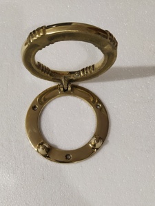 Brass <b>Ring</b> Door Knocker <b>Life</b> Saver Tube - Product Image 3