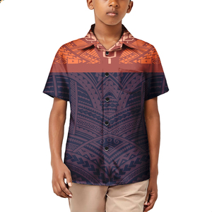 Camisa Hawaiana de Manga Corta para Hombre, Tejida, con Estampado Floral, Cuello Abotonado, para Vacaciones de Verano - Product Image 1