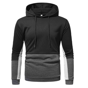 Sudaderas con capucha de forro polar cálidas de invierno al por mayor, sudaderas gruesas lisas con logotipo personalizado, sudaderas con capucha para hombre, conjunto de ropa deportiva al por mayor - Product Image 4