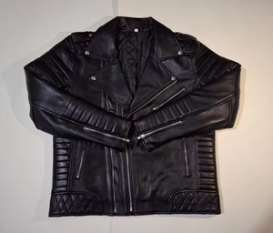 OEM Custom Men's Casual Vintage Leather <b>Jacket</b> for Spring Autumn and Winter High Quality <b>Light</b> Fabric Men's Design - Product Image 5