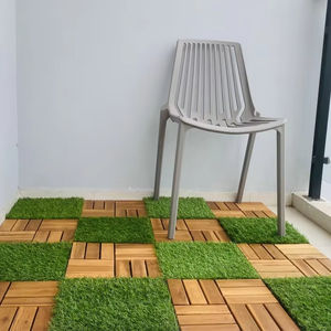 Dalles de terrasse en bois d'acacia imbriquées, imperméables, pour l'aménagement de terrasses extérieures - Product Image 1