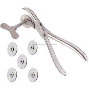 WORLD PRECISION SURGICAL Pince coupante à anneaux en acier inoxydable, 5 lames de rechange, qualité chirurgicale, certifiée CE, outil manuel pour - Product Image 2