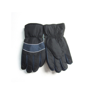 Guantes de Esquí Negros de Poliéster con Aislamiento Térmico, Cierre con Cordón, Unisex, para Invierno y Actividades al Aire Libre - Product Image 1