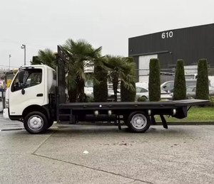 Prêt à l'emploi, Isuzu NPR 2015 d'occasion, plateau plat de 12 pieds, 3 places, diesel, conduite à gauche/droite, faible kilométrage - Product Image 2