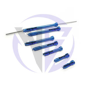 Tornillos ortopédicos de titanio premium Herbert de 3.5 mm (14/40 mm) con instrumentos de destornillador quirúrgico azul - Product Image 5