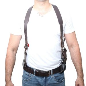 Ceinture porte-cartouches en cuir de vachette avec coutures durables et ajustement sécurisé - Product Image 2