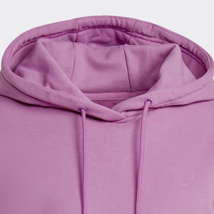 Sudadera con Capucha Extra Grande de Felpa Morada, Unisex, Informal, de Color Sólido, Corte Regular, para Otoño - Product Image 5