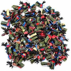 Gants de fauconnerie en cuir véritable pour la chasse et l'entraînement des faucons, aigles et houkons, gants robustes pour la manipulation des oiseaux, porte-clés personnalisé - Product Image 1