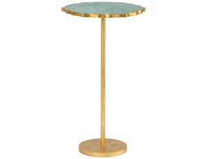 Elegante reloj de mesa hecho a mano con piedra malaquita para decoración de interiores - Product Image 4
