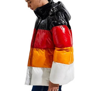 Chaqueta Acolchada de Invierno para Hombre, Estilo Casual, Impermeable, con Cierre, Logotipo Personalizado, Tallas Grandes, Venta al Por Mayor, Moda 2026, Poliéster - Product Image 4