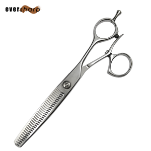 Ciseaux de coiffeur pointus en acier inoxydable à poignée fantaisie pour outils de coiffure de beauté - Product Image 1