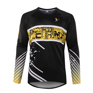 High Quality Custom Motocross Jersey Off-Road Racing Long-Sleeved T-Shirt Breathable Plus Size Motorcycle Auto Racing Wear - Product Image 3