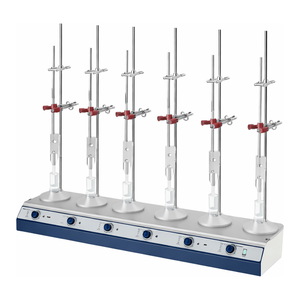 Manta Calefactora Analógica Multiposición de Laboratorio, 3 o 6 Posiciones, 450°C, para Extracción y Reflujo, 220V - Product Image 1