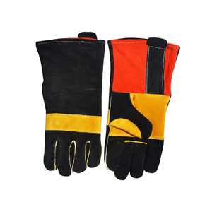 Guantes de Trabajo Resistentes de Cuero Vacuno para Bomberos, Soldadura y Seguridad Industrial, Talla XL, Pantalla Táctil, Anti-Impacto - Product Image 1
