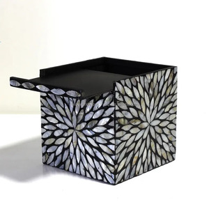 Caja de pañuelos decorativa de nácar, de papel servilletero, accesorio de cocina de comedor Premium, vajilla para el hogar y el Hotel de FWE - Product Image 6