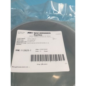 D123611-A GATE VALVE <b>SPACER</b> SHIELD AL, 129499 - Trusted Global Legacy Semiconductor Equipment and Parts at - Product Image 1