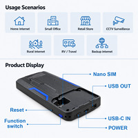 Routeur portable DNXT 2.4G&5.8G, routeur 4G avec batterie, WiFi6, routeur WiFi portable, mode AP 4G, WiFi de poche le plus petit, WPS pour les voyages