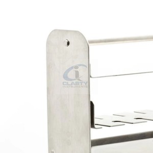 CLASTY <b>Stainless</b> <b>Steel</b> Surgical Instrument <b>Rack</b> for Surgical Room Manual Use CE Certified Class I - Product Image 4