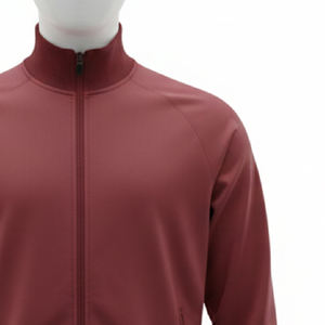 Haut de sport côtelé personnalisé de haute qualité 92% polyester 8% élasthanne épais - Product Image 3