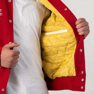 Nueva Chaqueta Varsity de Lona Personalizada de la Mejor Calidad para Adultos y Jóvenes, Color y Logotipo Personalizables, Resistente al Viento, Moda Urbana de Invierno - Product Image 6