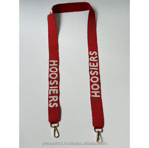 Correa de cuentas Hoosiers, cinturón de hombro hecho a mano, bordado personalizado, monedero, ASA, cuentas de semillas, bandolera, correa, diseño de moda - Product Image 2